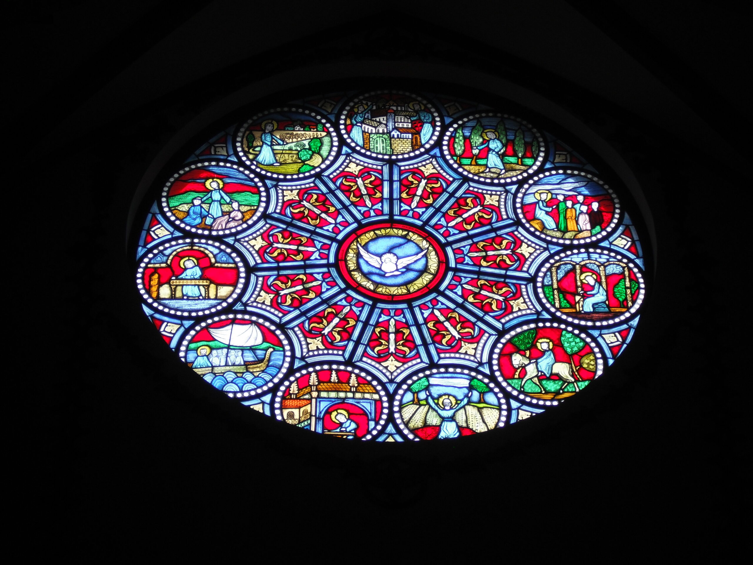 Vitral para capela São Vicente