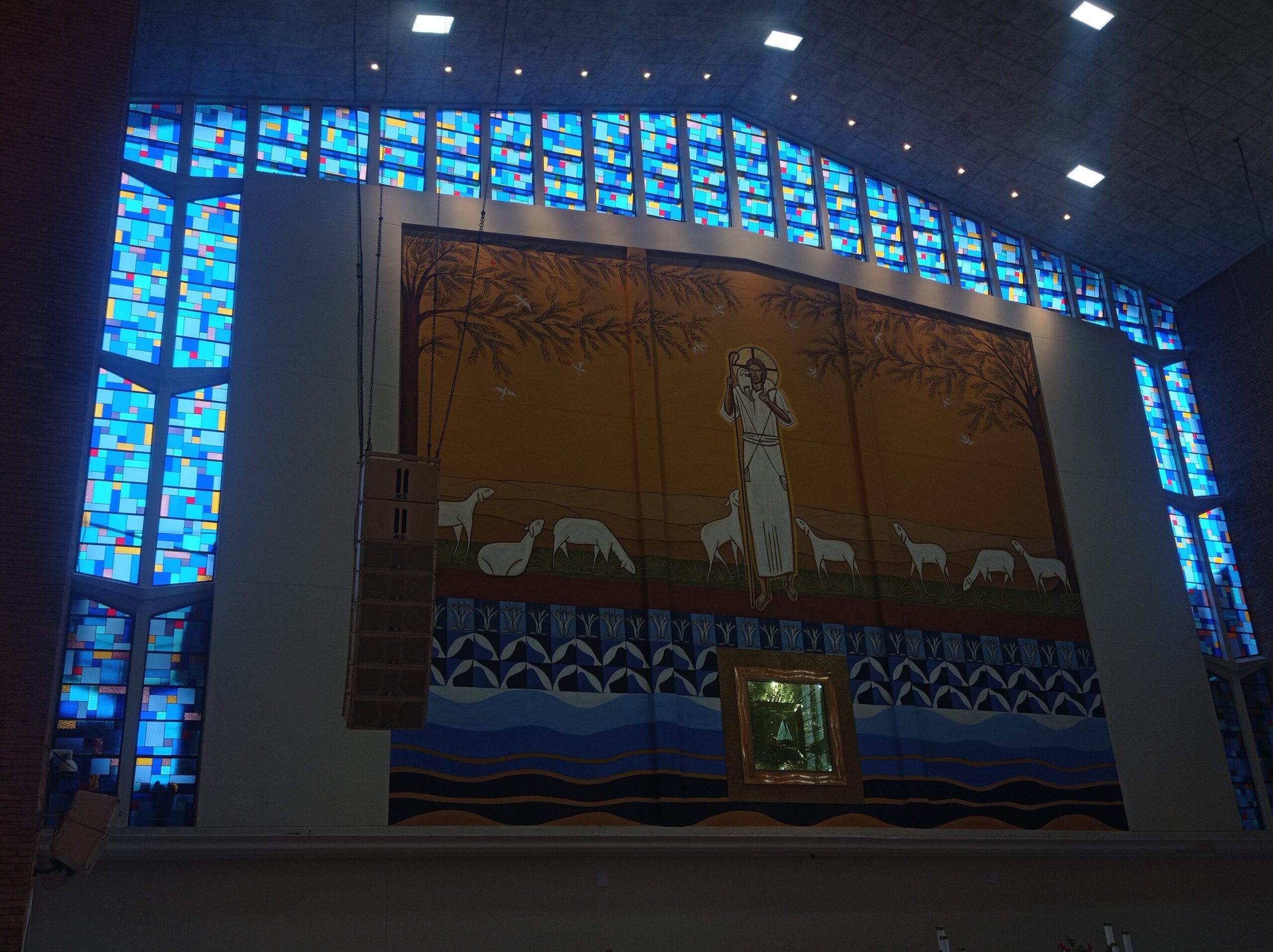 Vitral feito para a Paróquia Santuário Nossa Senhora Aparecida