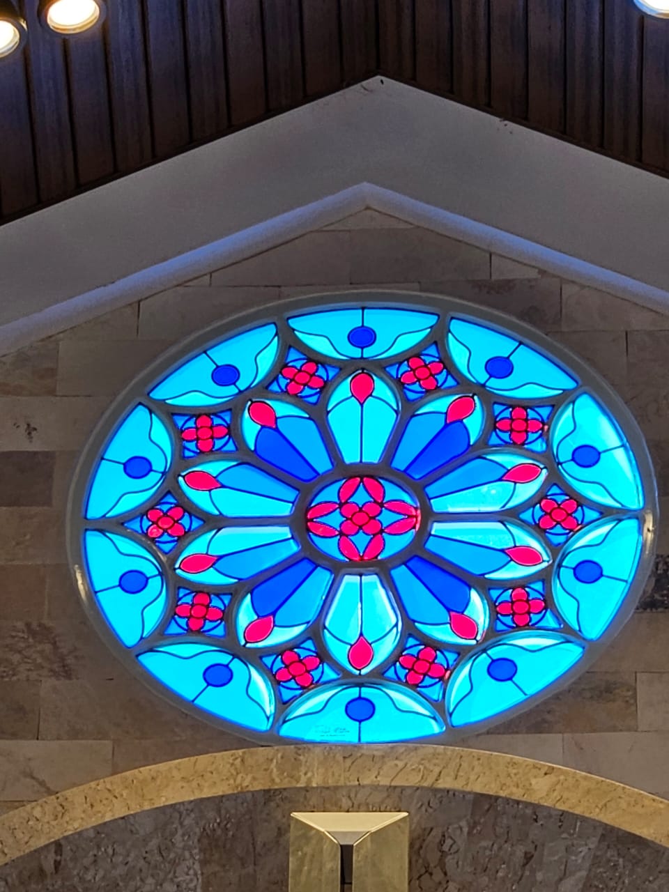 Vitral feito para a Paróquia São José